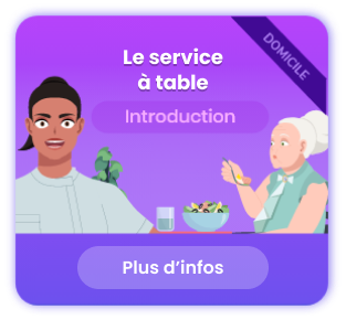 Le service à table